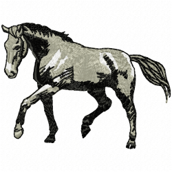 Horses Embroidery Design 6 Horses Embroidery Design 6